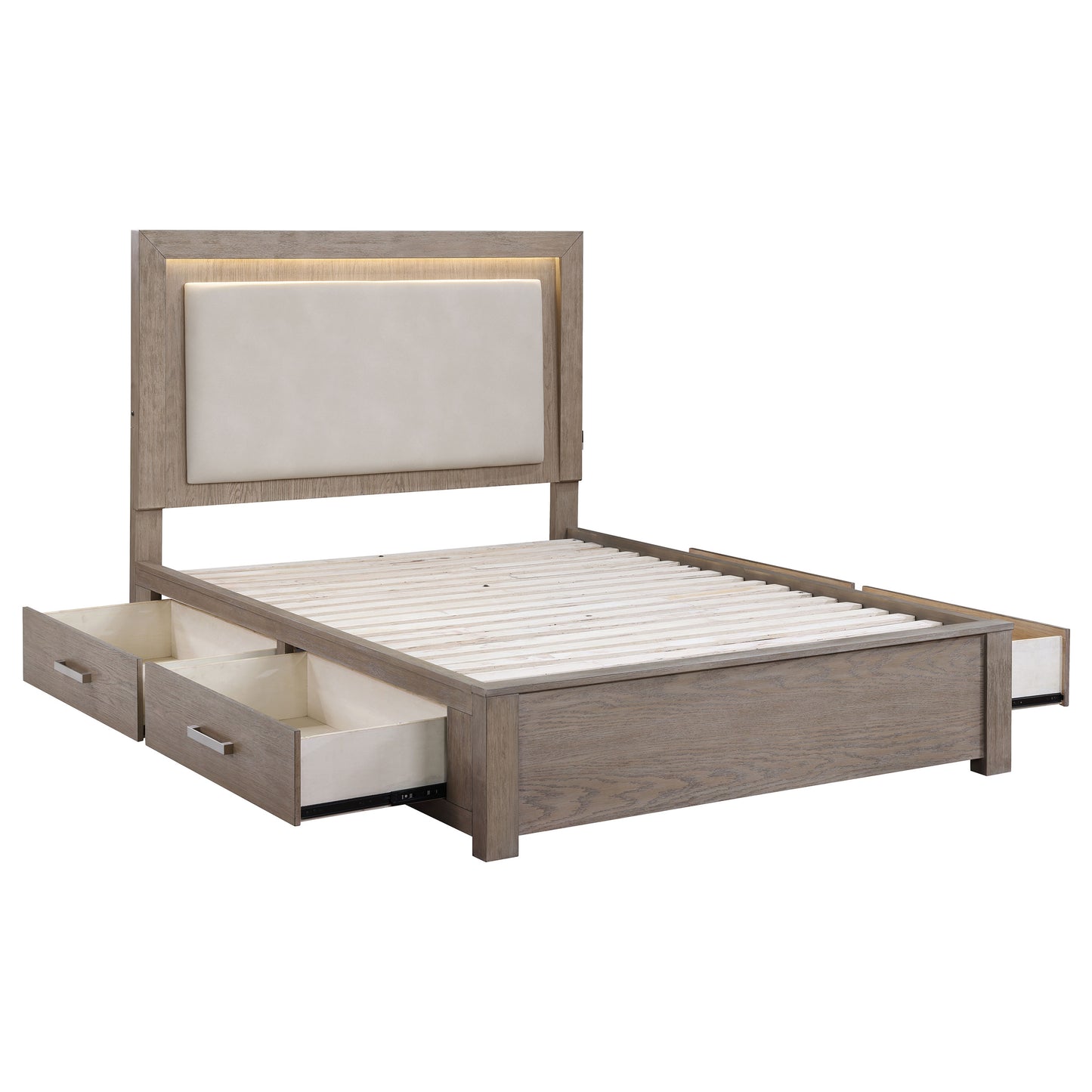 Kenora 5-piece Eastern King Bedroom Set Barley Brown