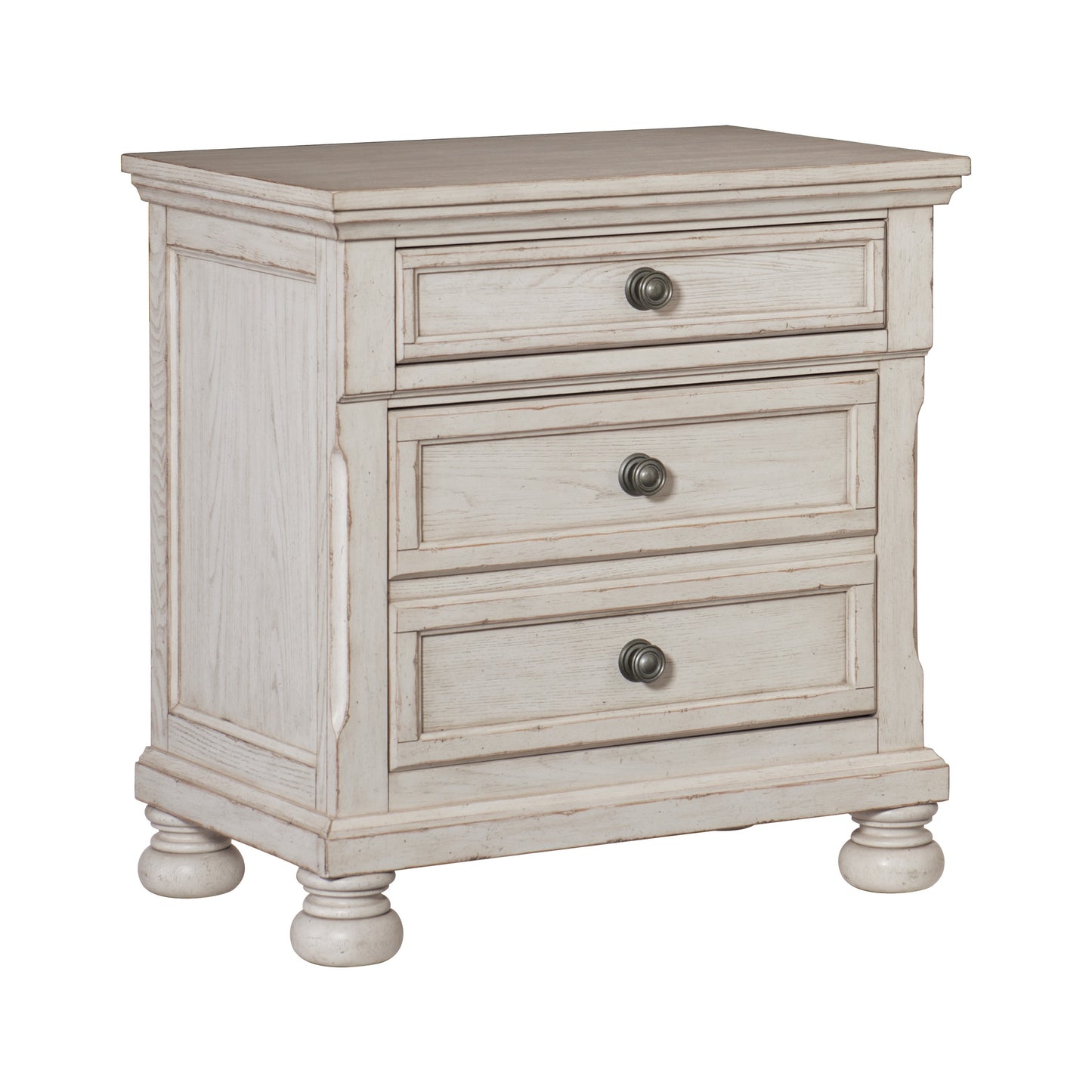 Homelegance Nightstand Bethel Antique White Finish Timeless Design 2259W-4