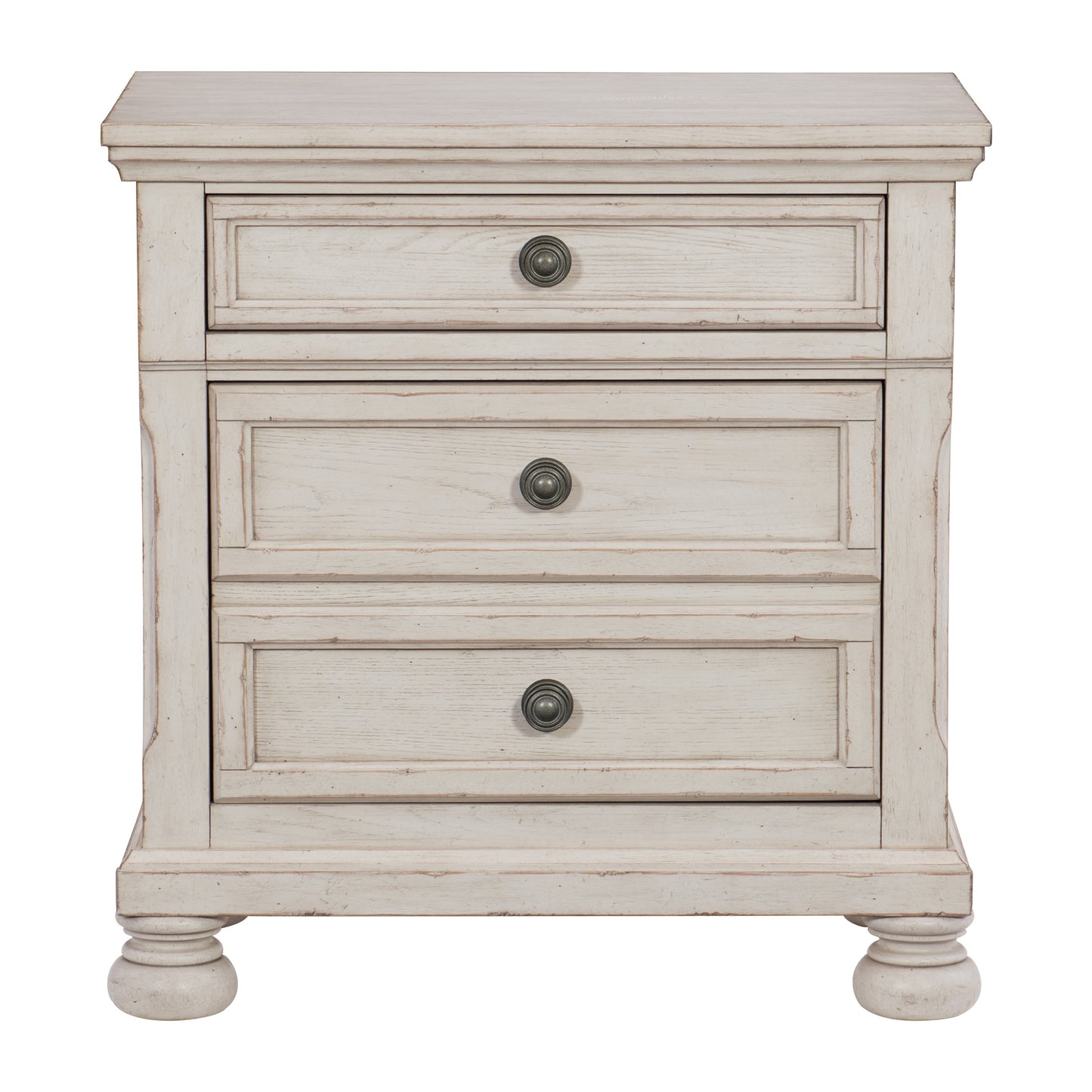 Homelegance Nightstand Bethel Antique White Finish Timeless Design 2259W-4