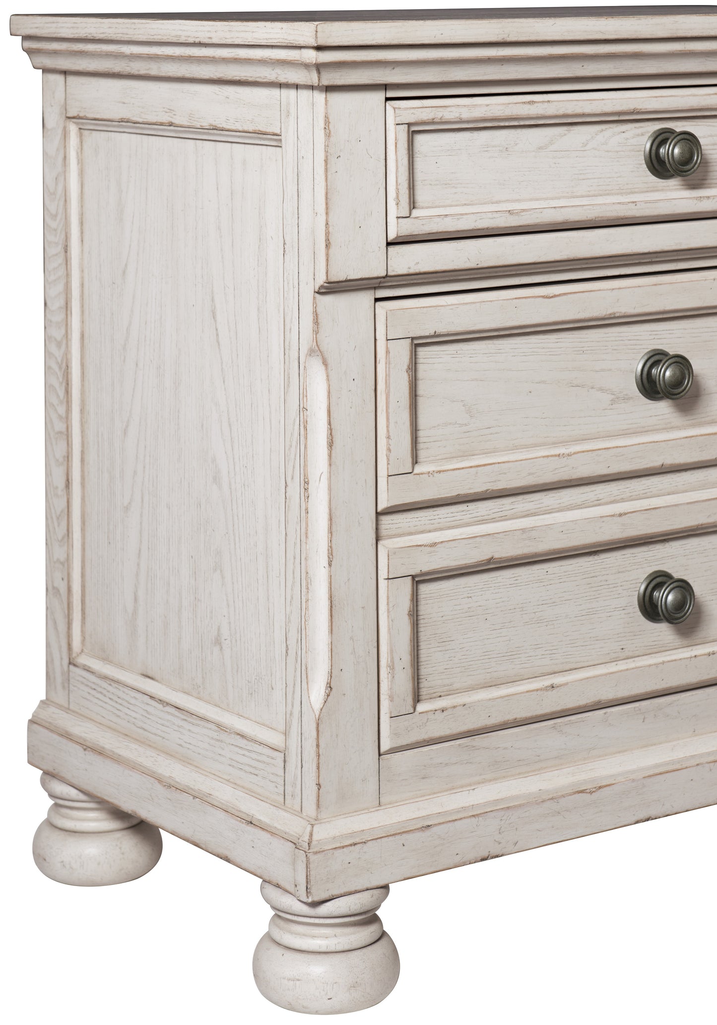 Homelegance Nightstand Bethel Antique White Finish Timeless Design 2259W-4