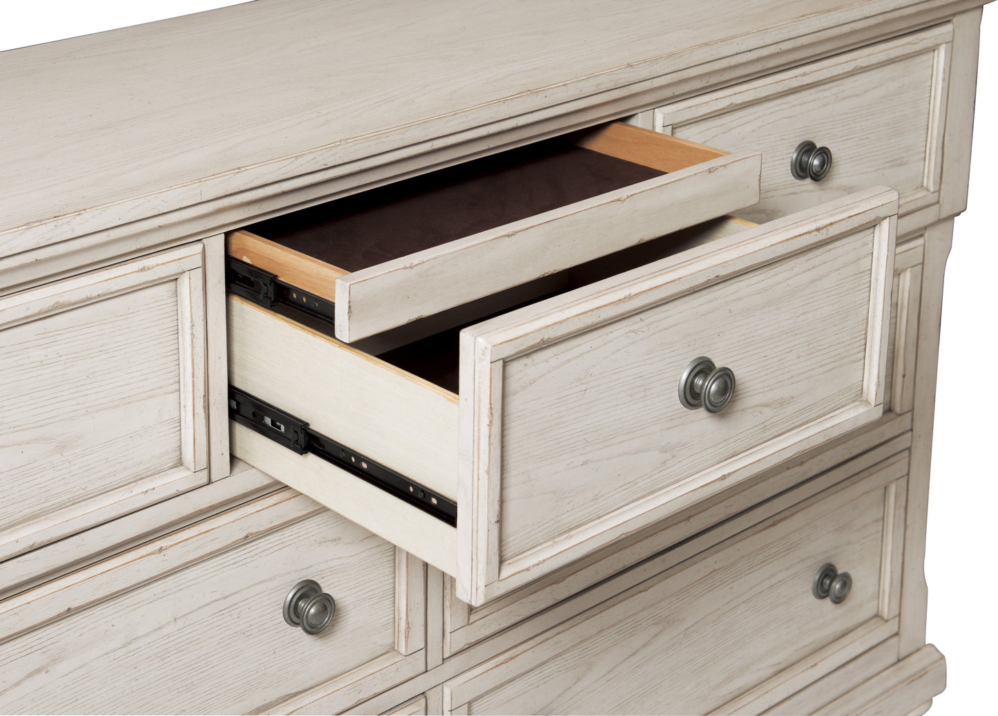 Homelegance Dresser Antique White Bethel Elegant Storage Solution 2259W-5