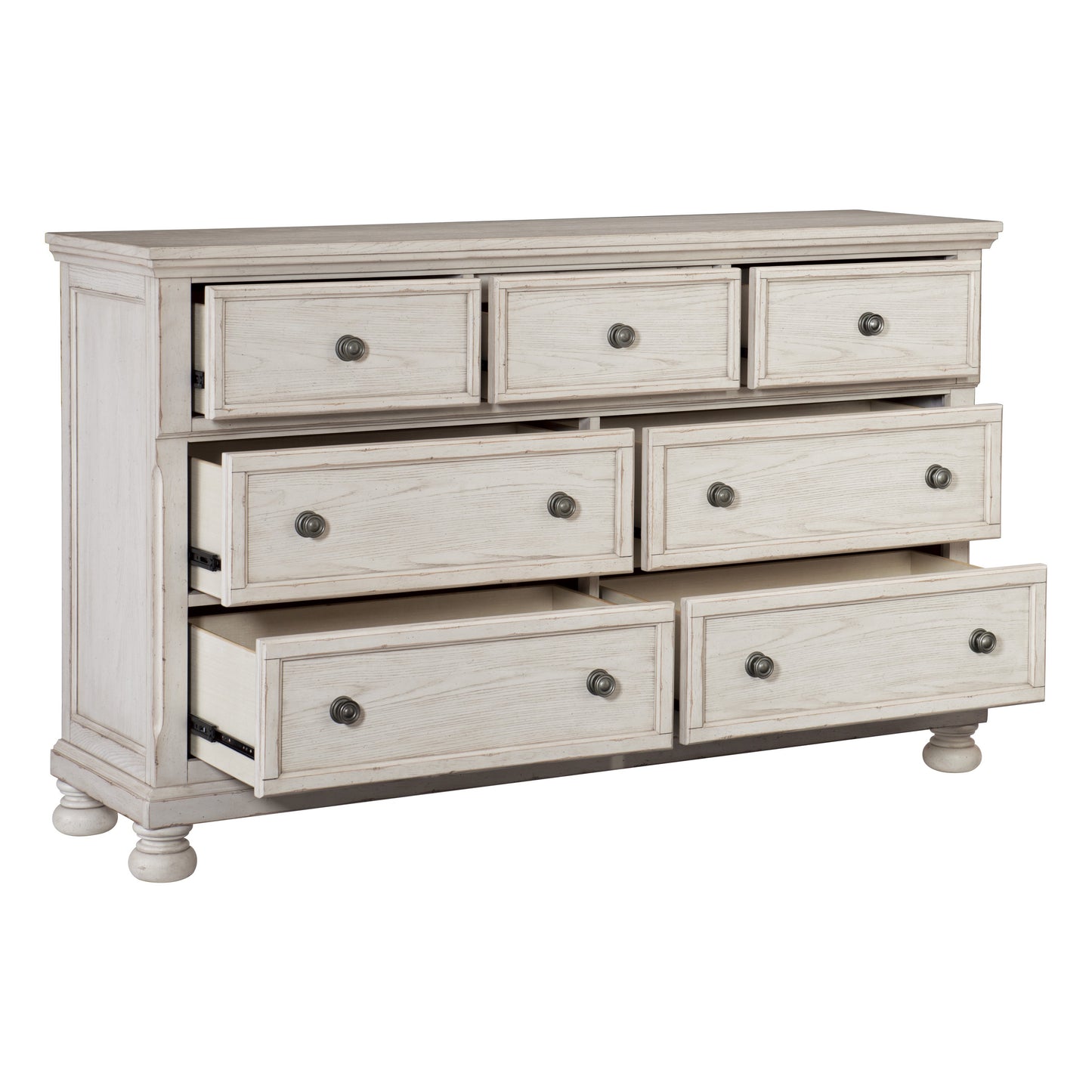 Homelegance Dresser Antique White Bethel Elegant Storage Solution 2259W-5