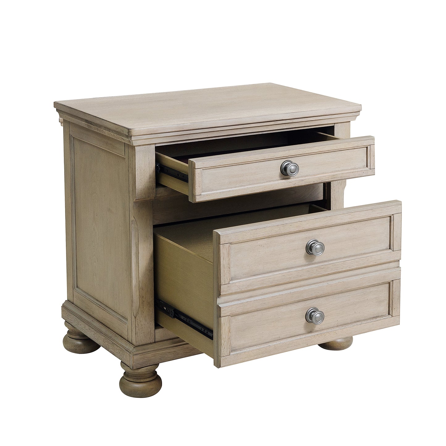 Homelegance Nightstand Bethel Gray Finish Elegant Design 2259GY-4