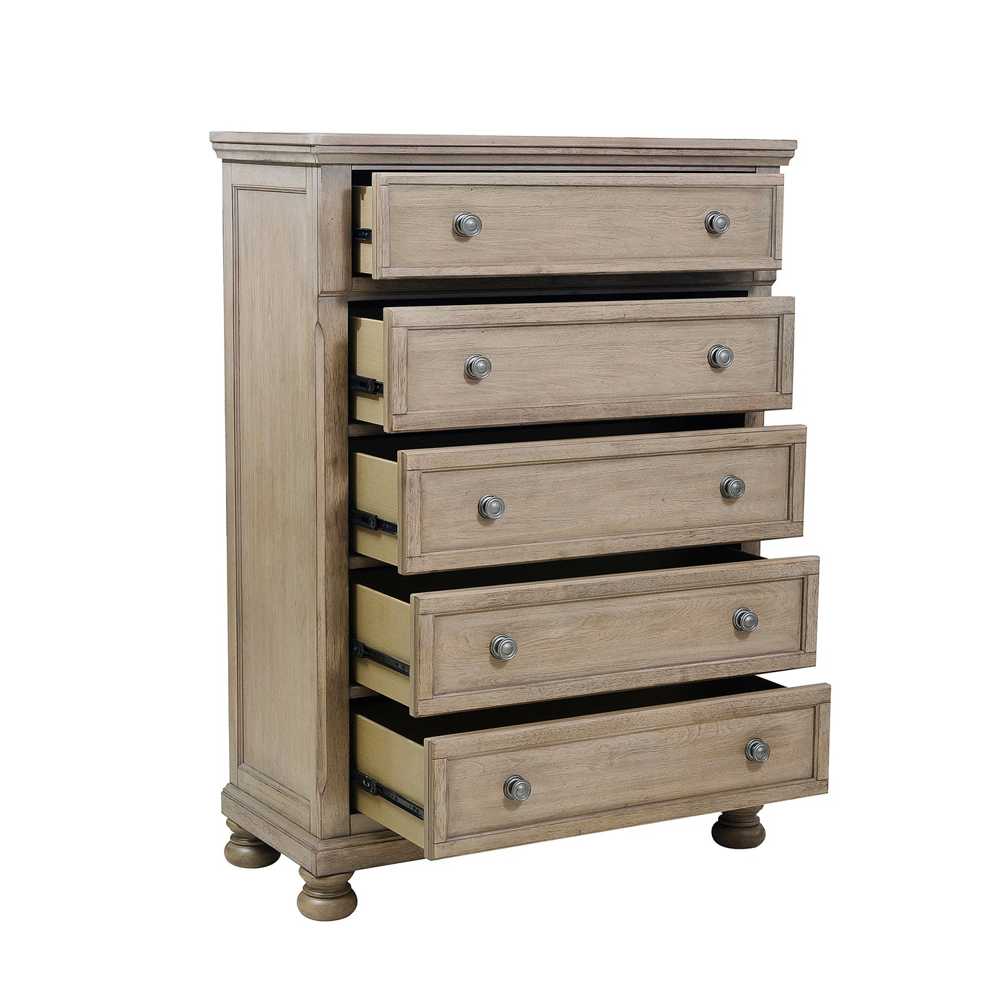 Homelegance Chest Bethel Gray Finish Elegant Design with Antique Pewter Knobs 2259GY-9