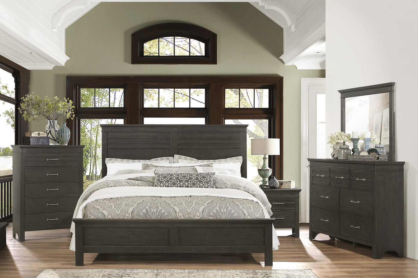 Homelegance Chest Charcoal Gray Blaire Farm 1675-9