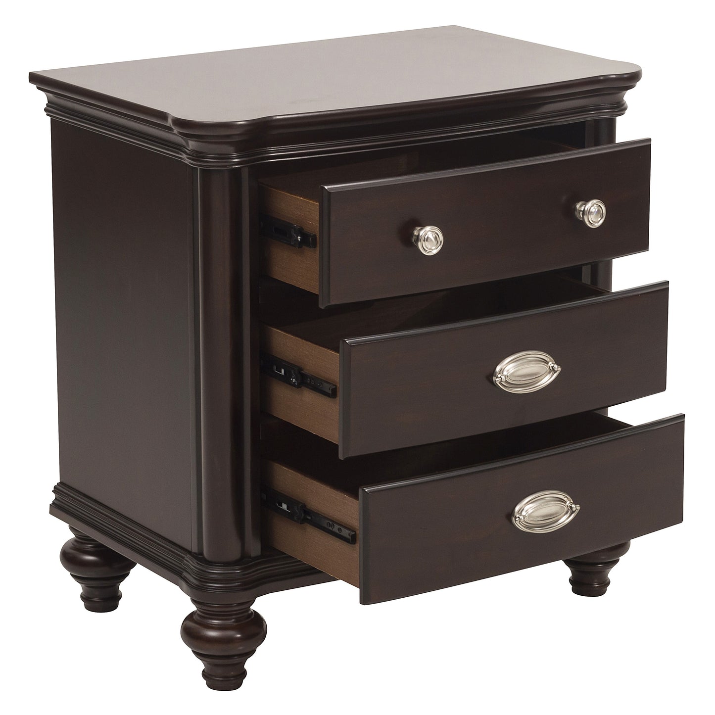 Homelegance Nightstand Marston Dark Cherry Finish Elegant Bedroom Piece 2615DC-4