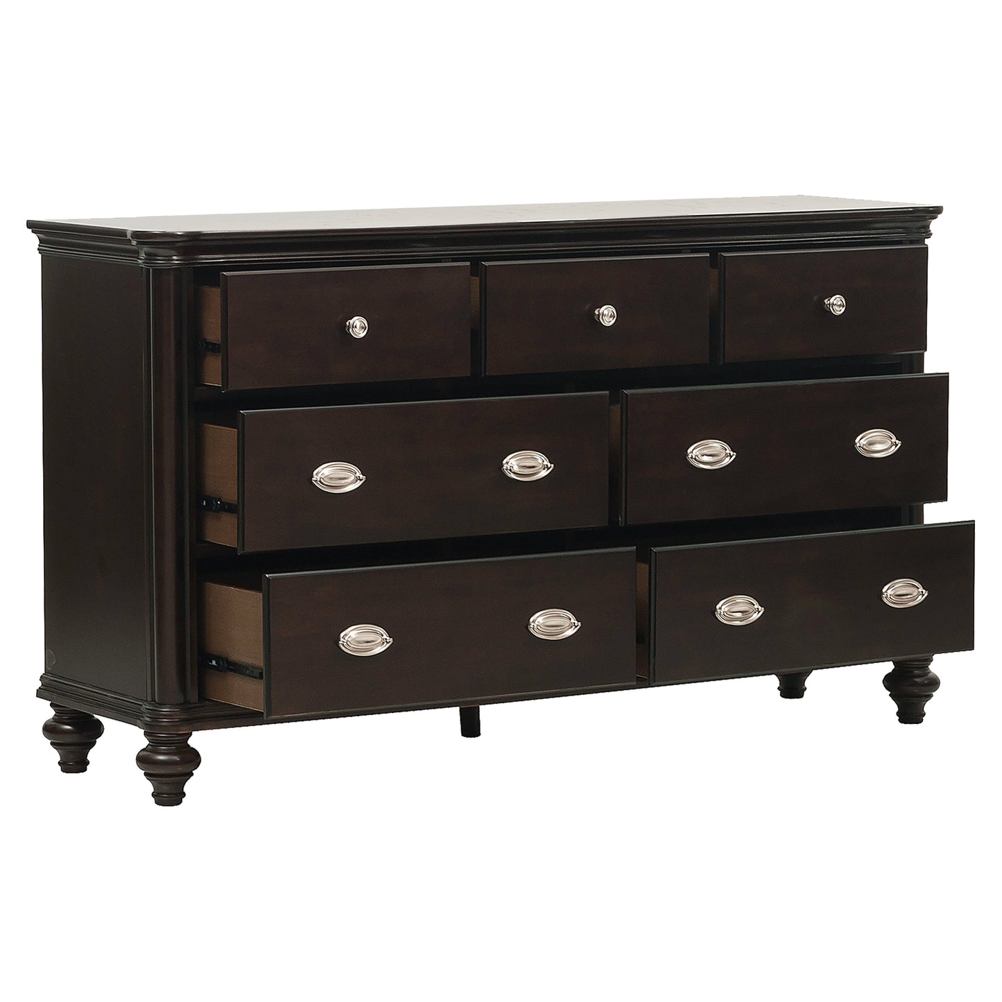 Homelegance Dresser Dark Cherry Marston Elegant Design 2615DC-5
