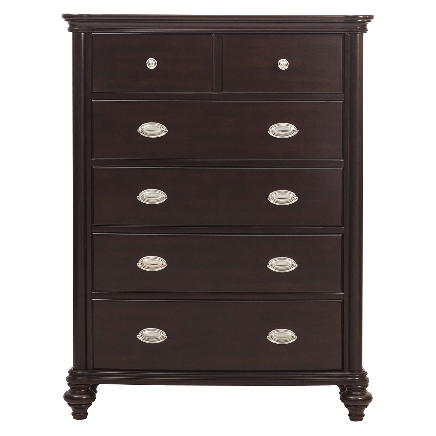 Homelegance Chest Marston Dark Cherry Finish Elegant Bedroom Storage 2615DC-9
