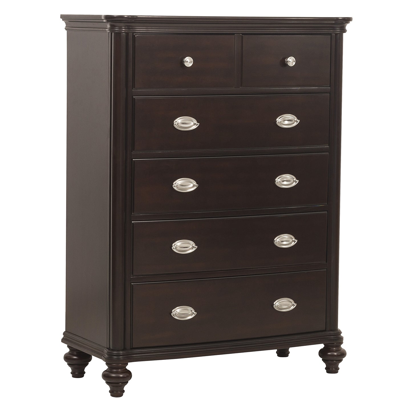 Homelegance Chest Marston Dark Cherry Finish Elegant Bedroom Storage 2615DC-9