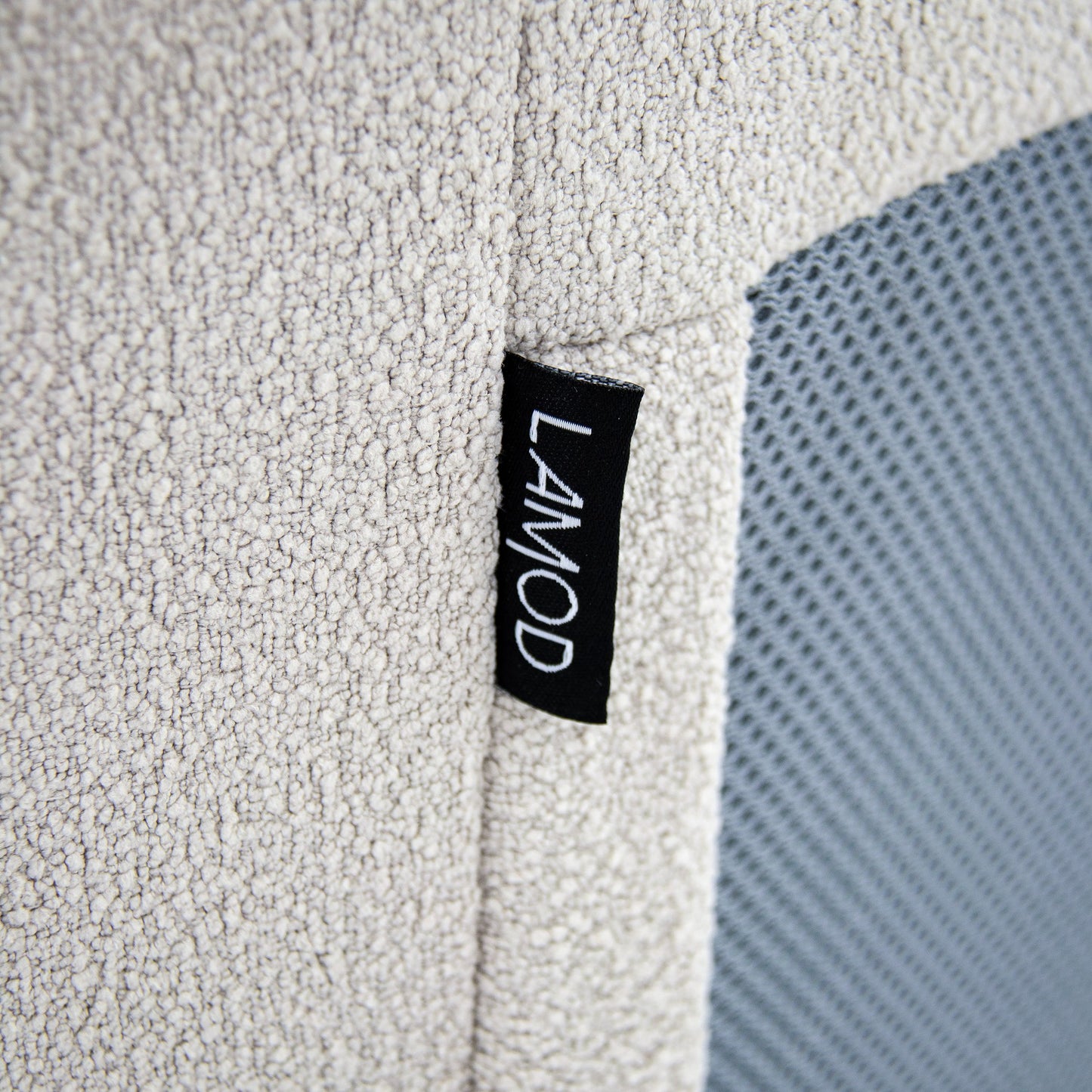 Modrest Lambert Modern Beige Fabric Upholstered Bed