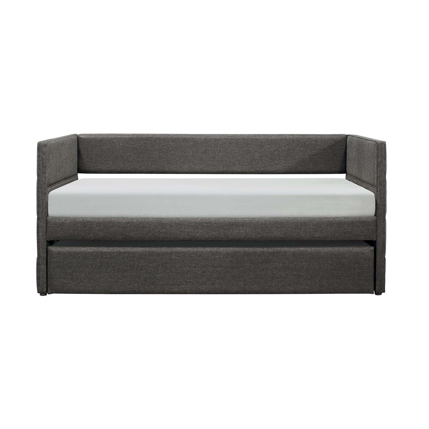 Homelegance Vining Daybed with Trundle Dark Gray Upholstered 4975