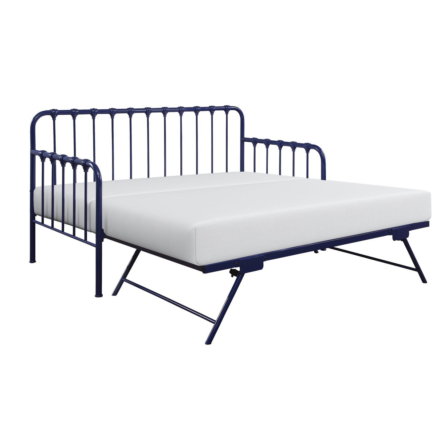 Homelegance Daybed with Lift-up Trundle Navy Blue Finish 4983BU-NT