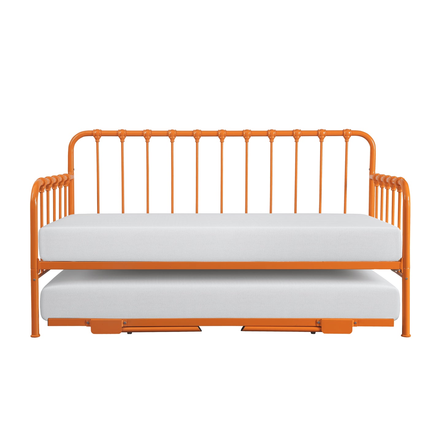 Homelegance Daybed with Lift-up Trundle in Vibrant Orange 4983RN-NT