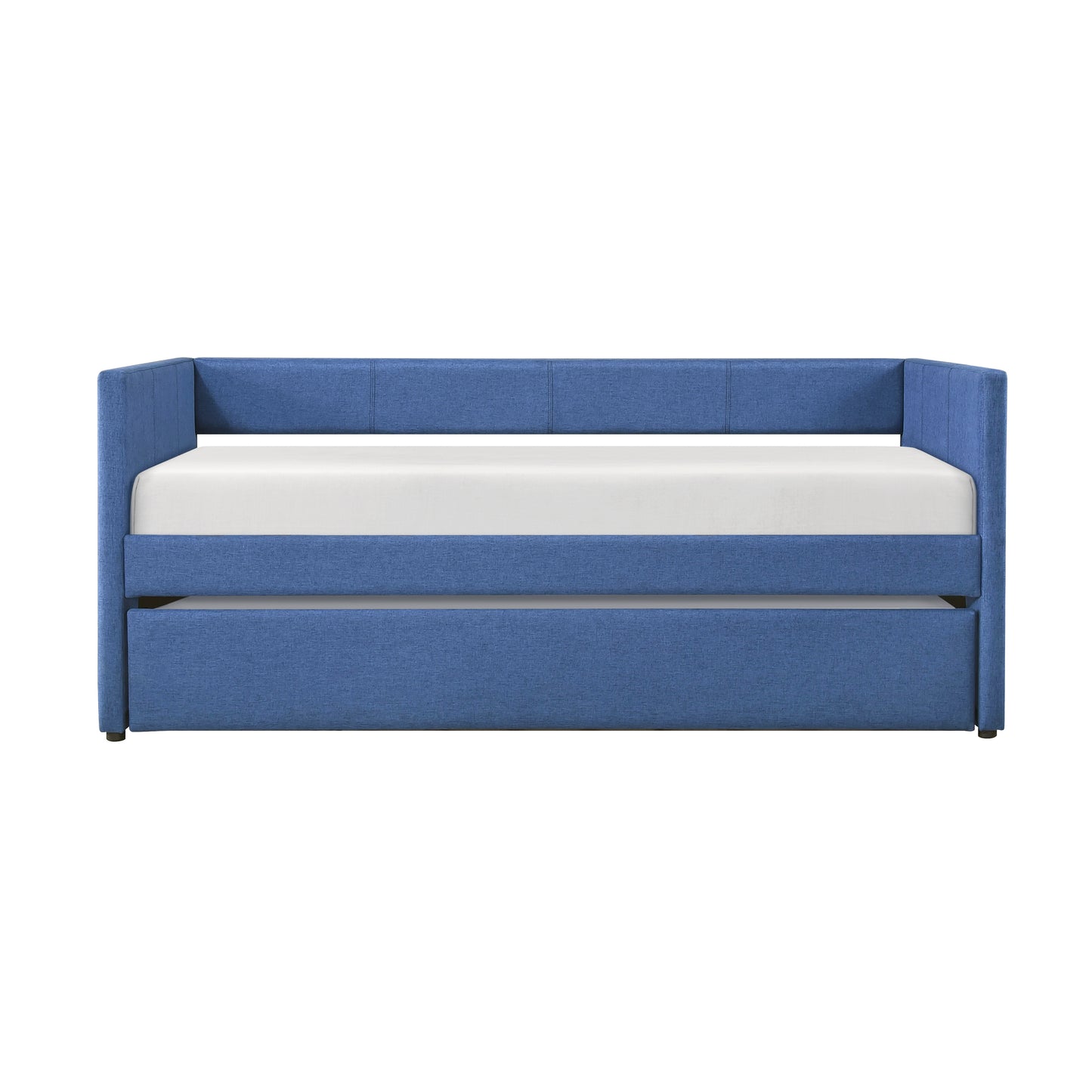 Homelegance Trudy Daybed with Trundle Blue Upholstery 4987BU