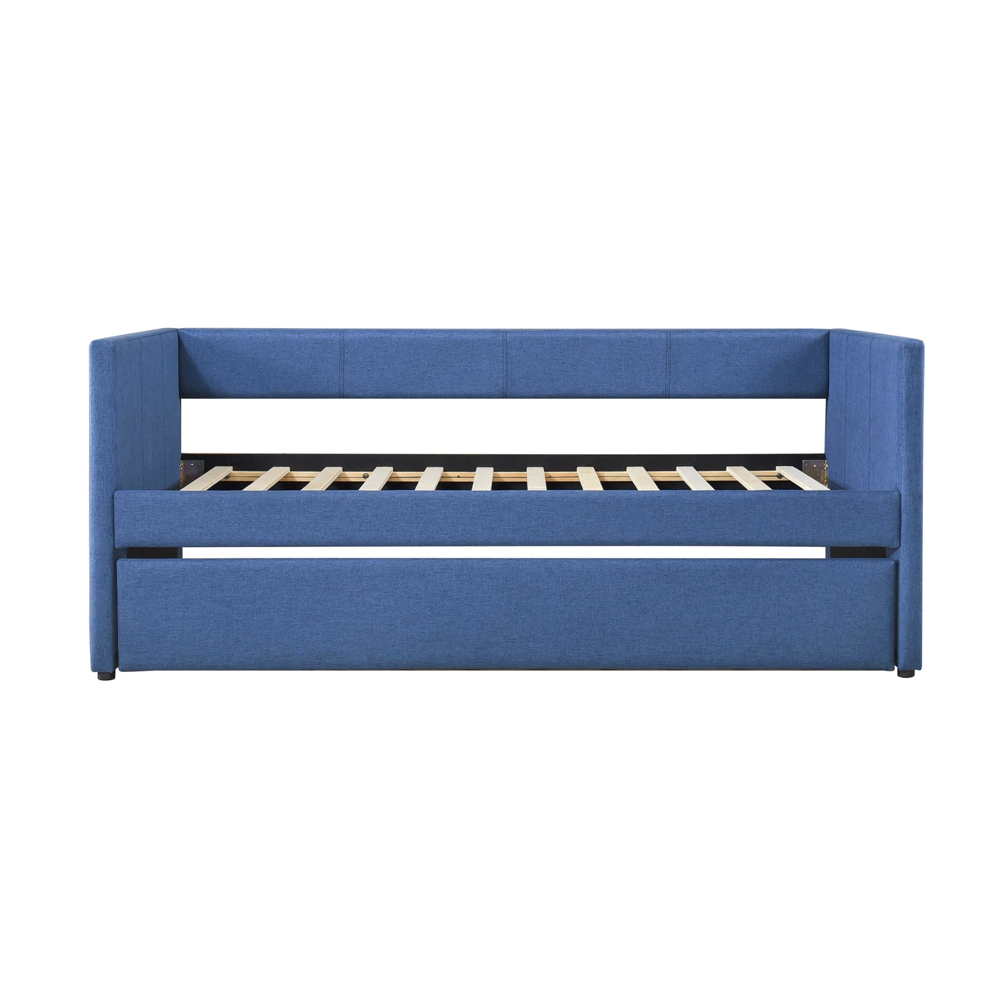 Homelegance Trudy Daybed with Trundle Blue Upholstery 4987BU