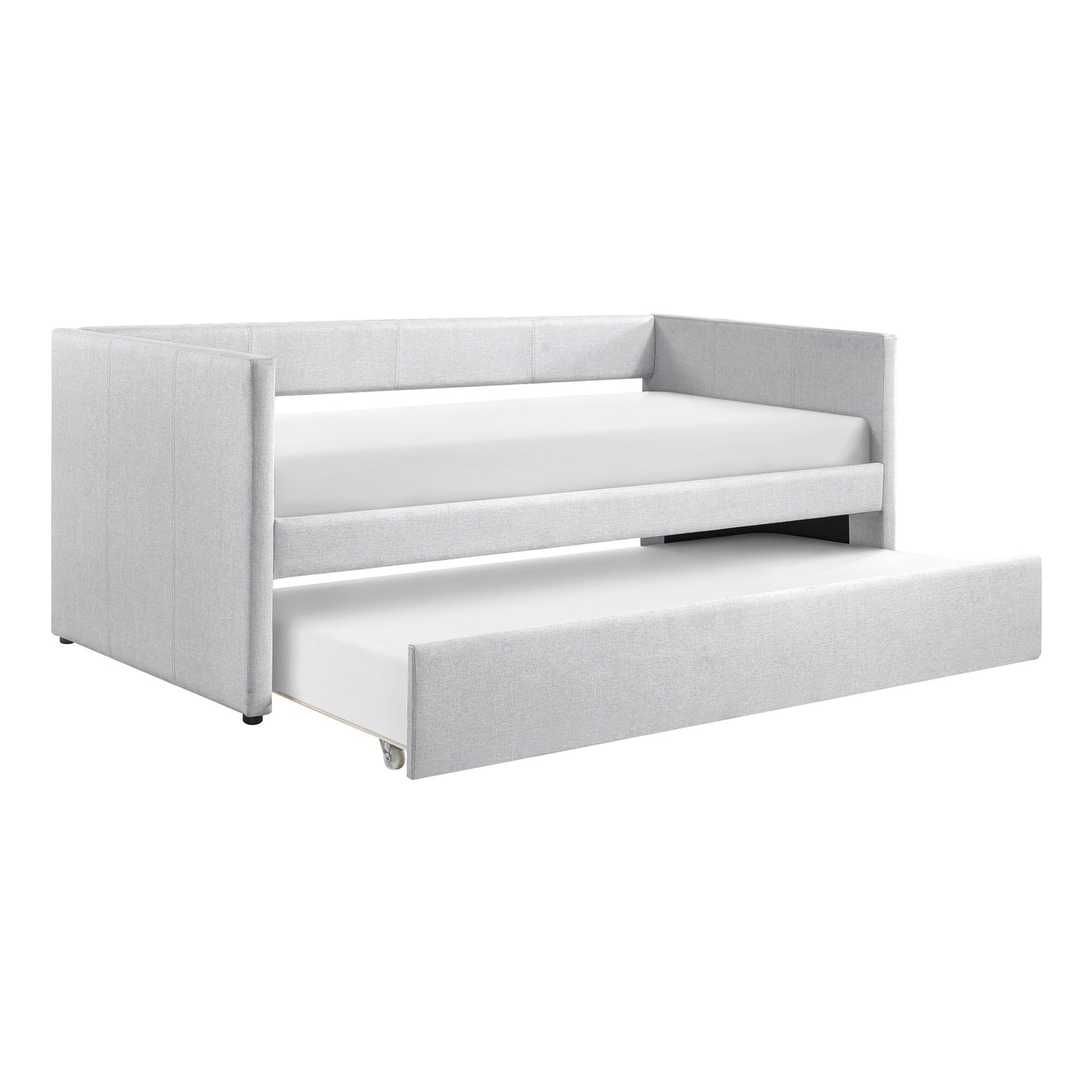 Homelegance Trudy Daybed with Trundle Gray Fabric 4987GY