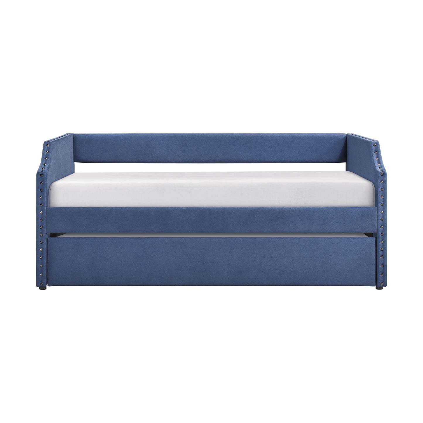 Homelegance Daybed with Trundle Blue Upholstered Stylish Design 4988BU