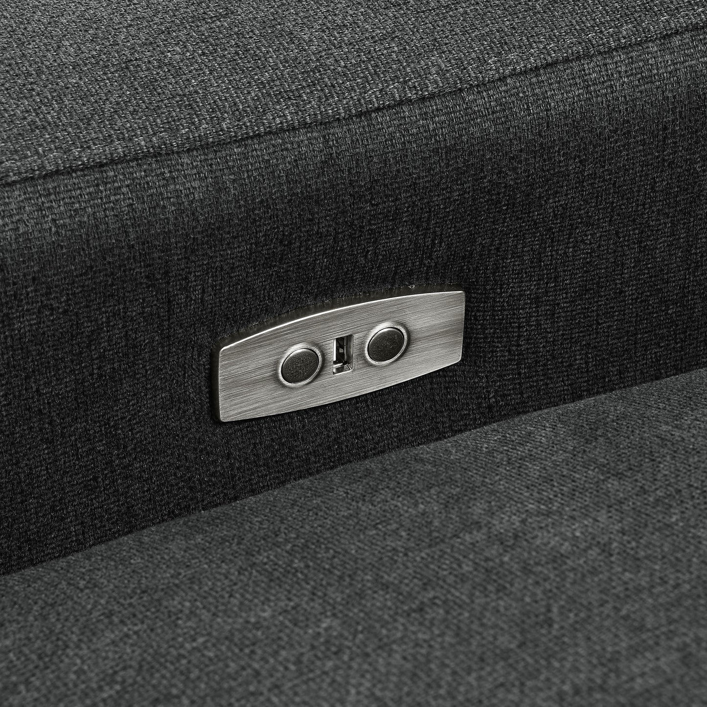 Collins Modular LAF Power Recliner Dark Grey