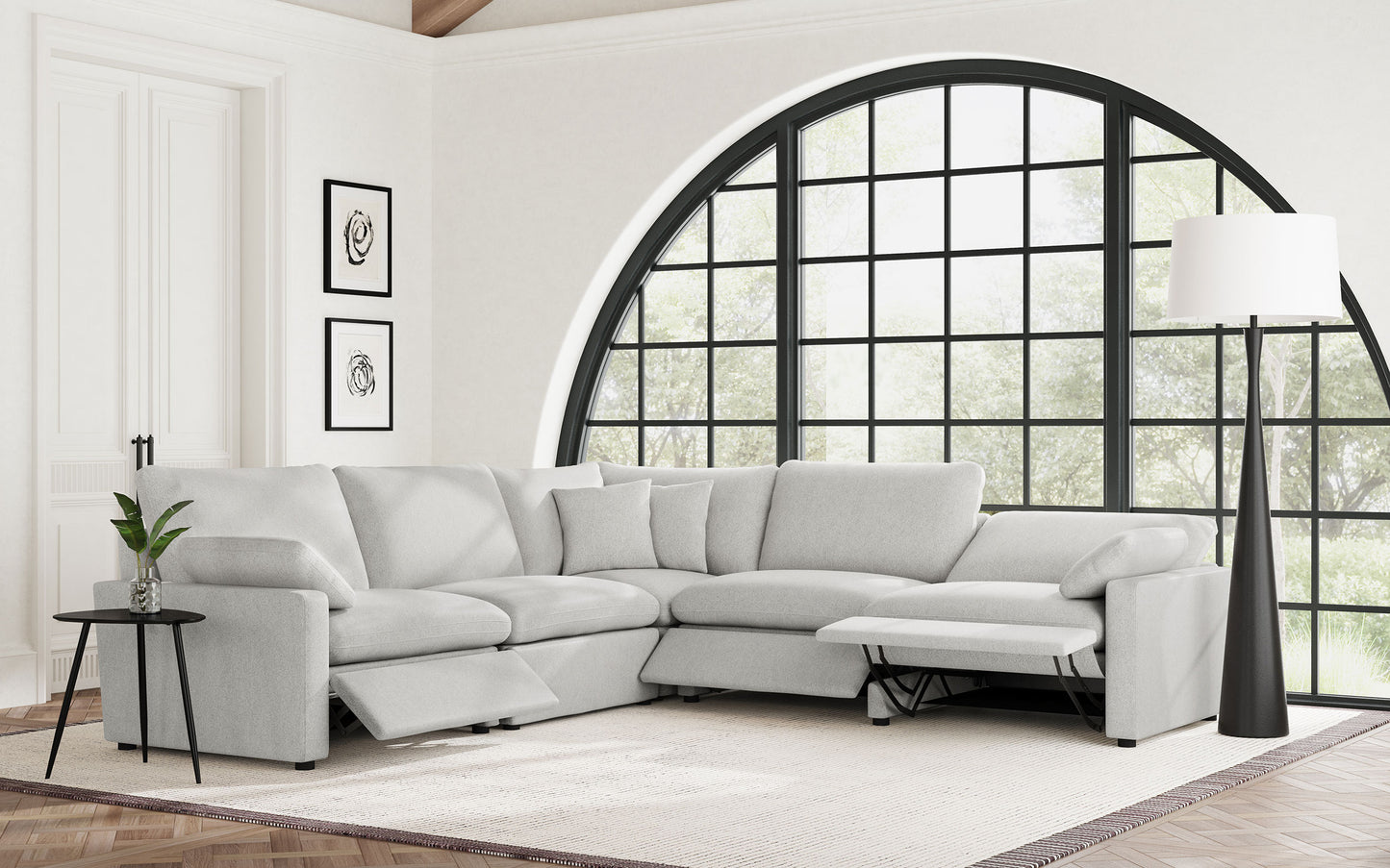 Collins Modular LAF Power Recliner Grey