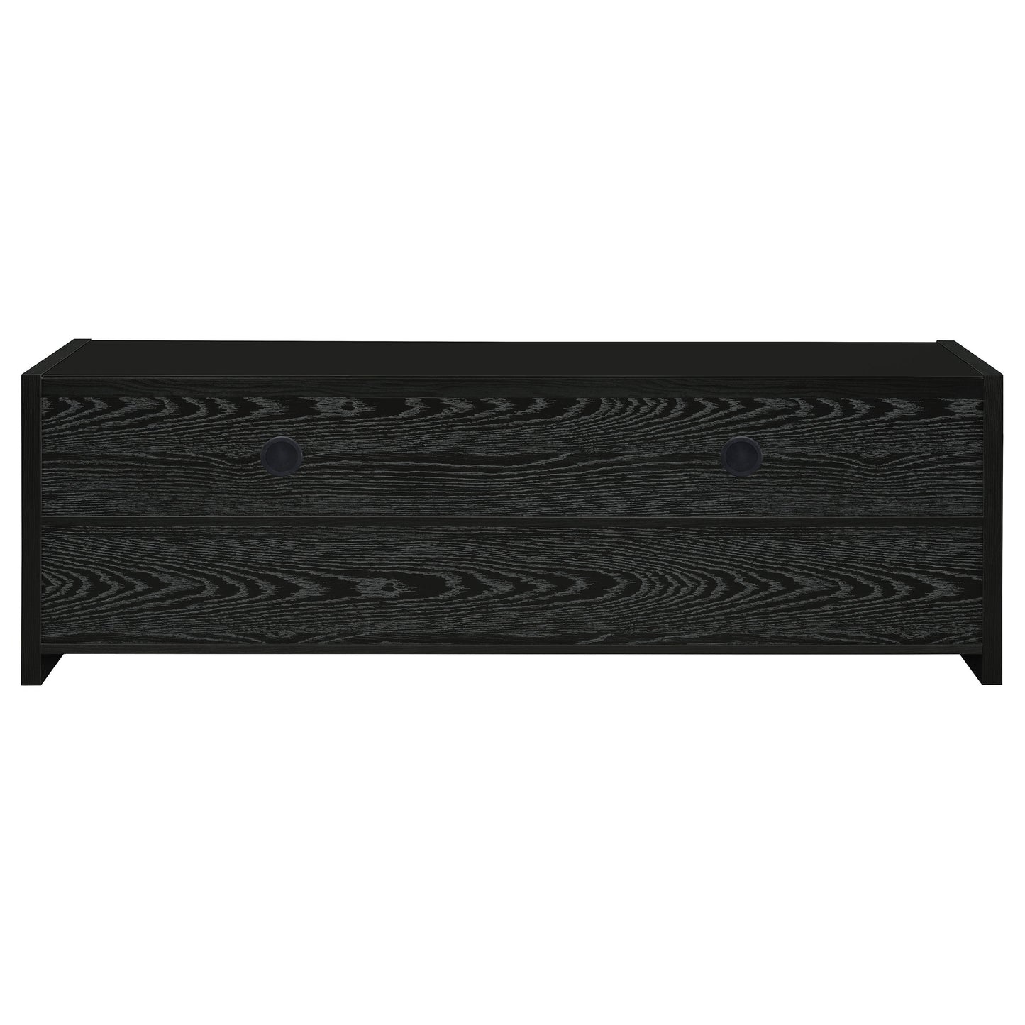 Alton 3-drawer Engineered Wood 62" TV Stand Black Oak