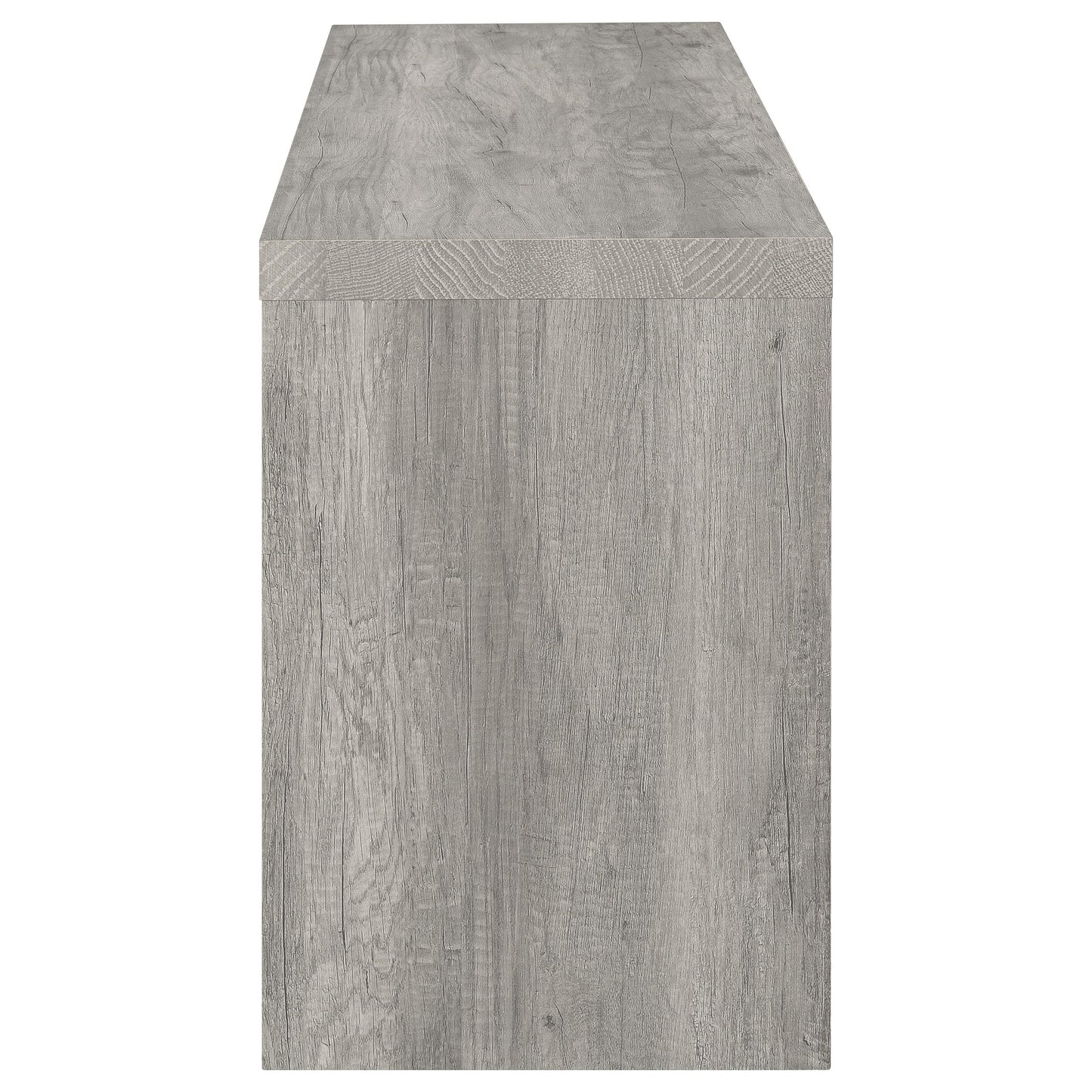 Burke 3-piece 59" TV Entertainment Center Grey Driftwood