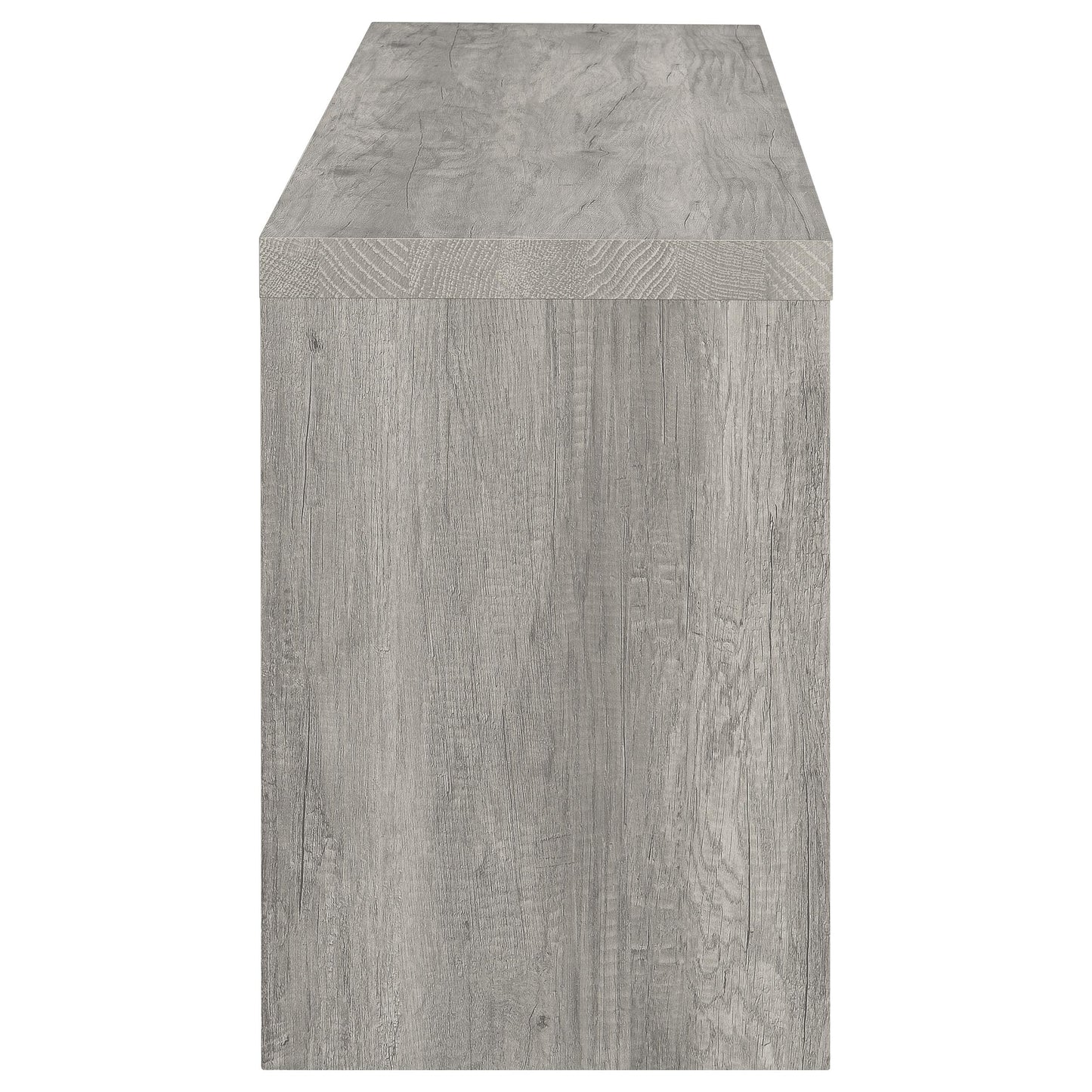 Burke 3-piece 59" TV Entertainment Center Grey Driftwood
