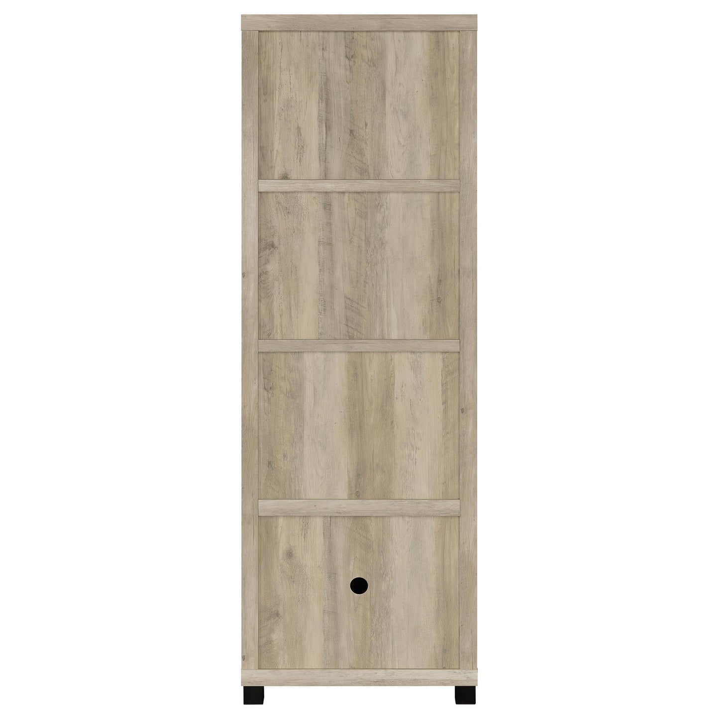 Sachin 3-piece 79" TV Entertainment Center Antique Pine