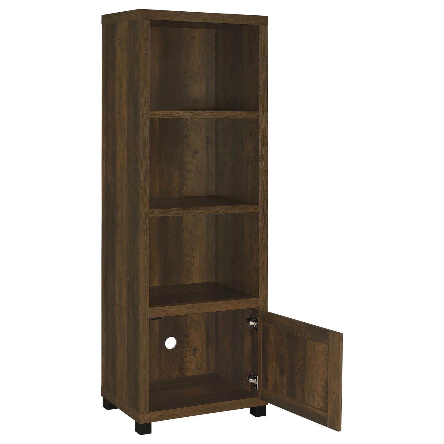 Sachin 3-piece 79" TV Entertainment Center Dark Pine