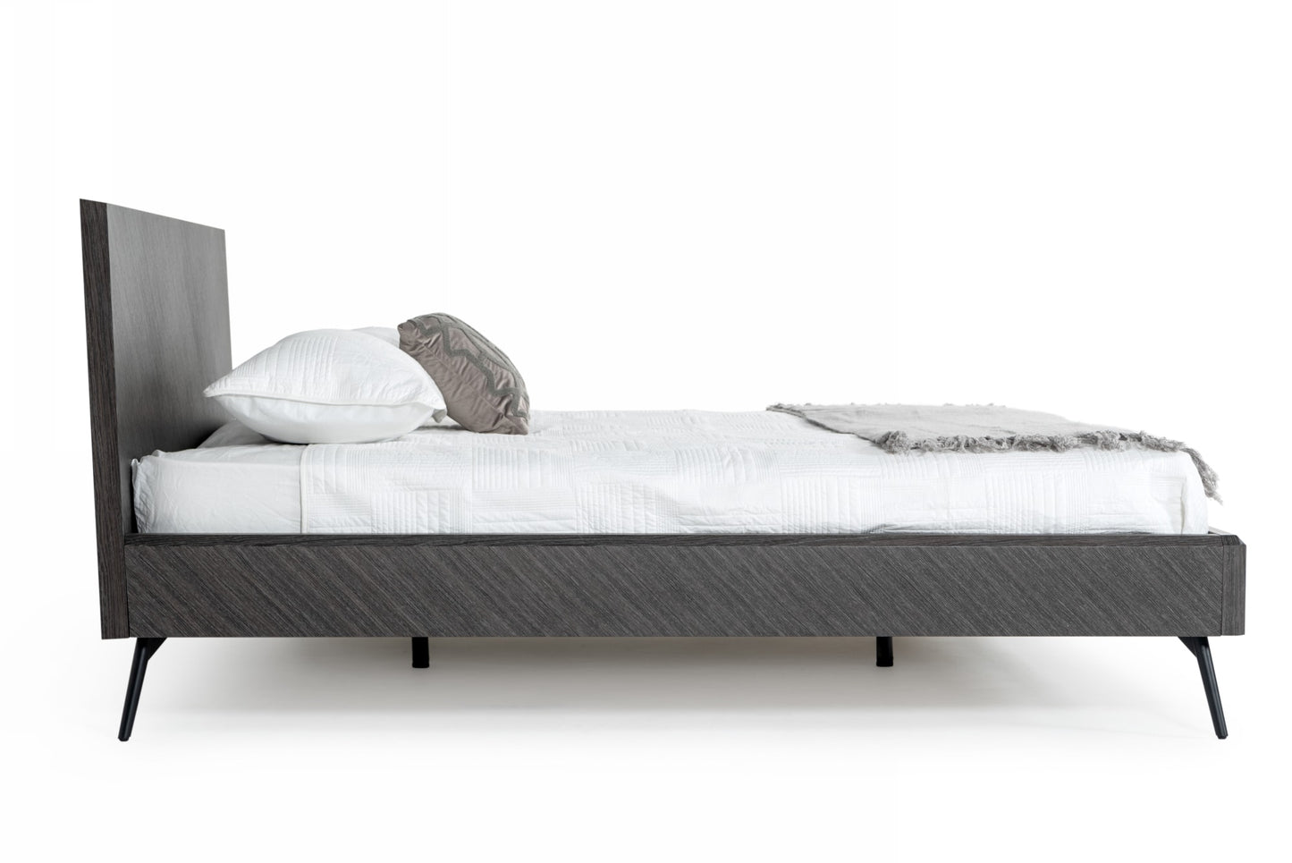 Modrest Gaige Queen Modern Grey Elm Bed