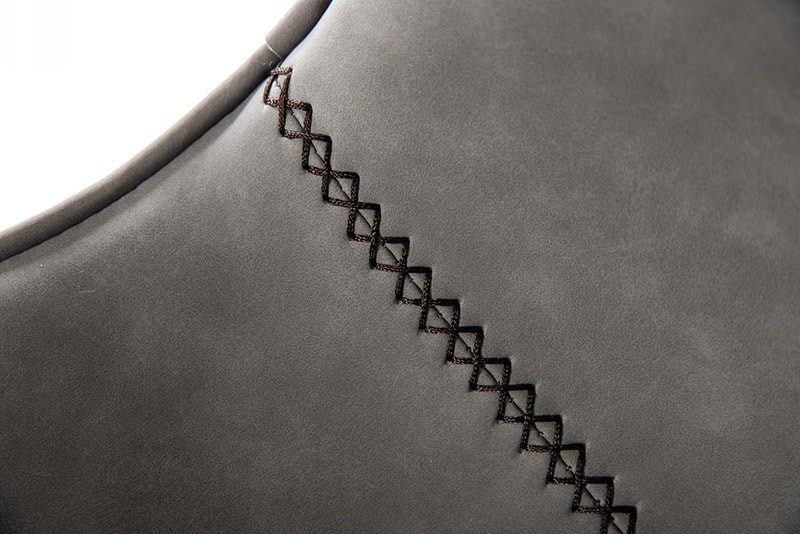 Modrest Jane Modern Grey and Black Counter Stool