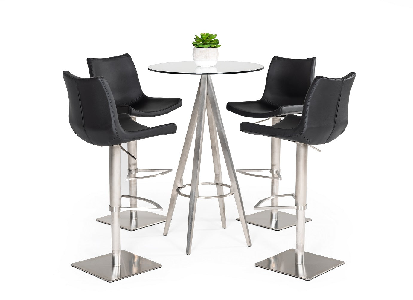 Modrest Dallas Modern Black Bar Table