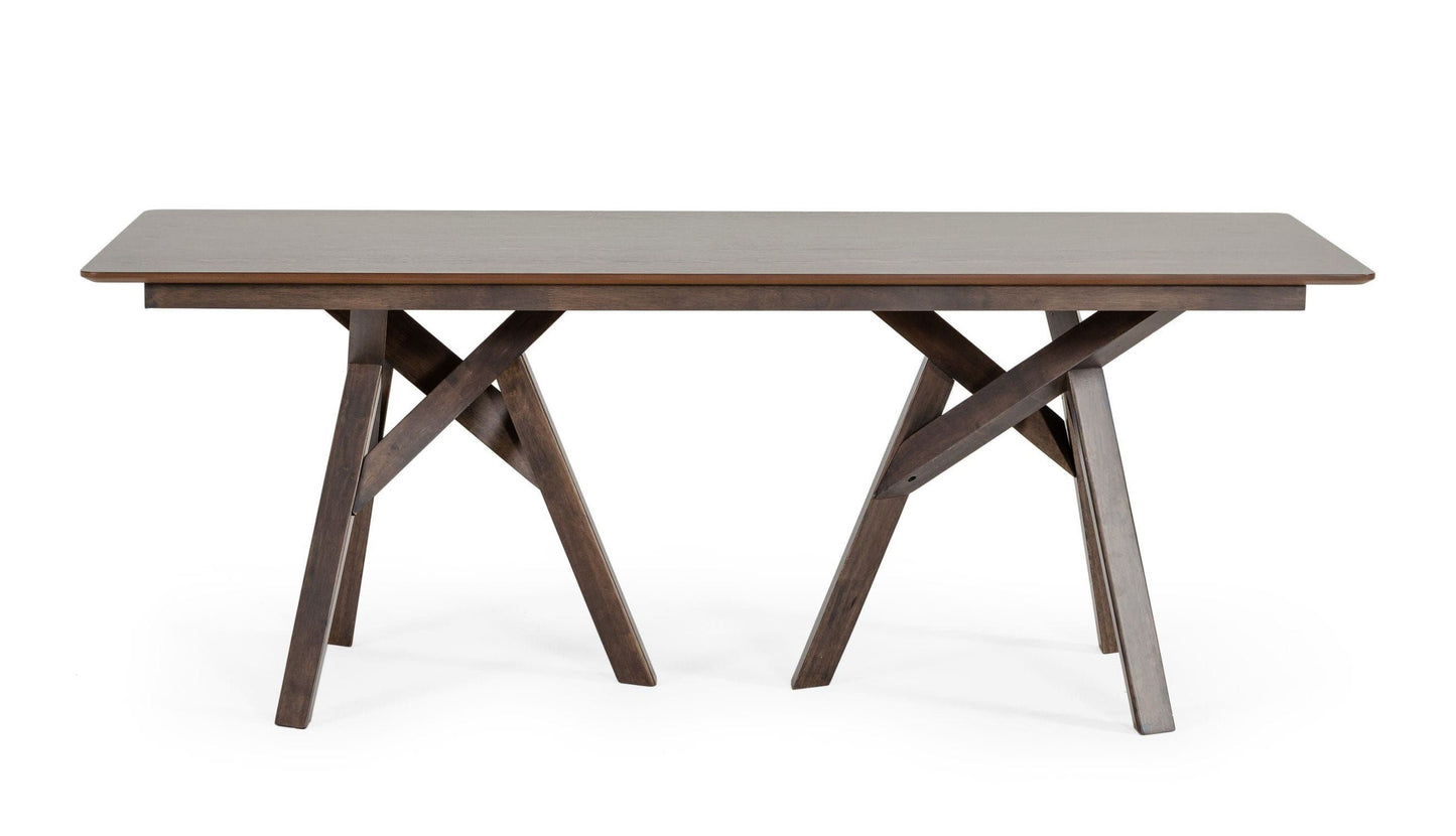 Modrest Grover Modern Dark Wenge Dining Table