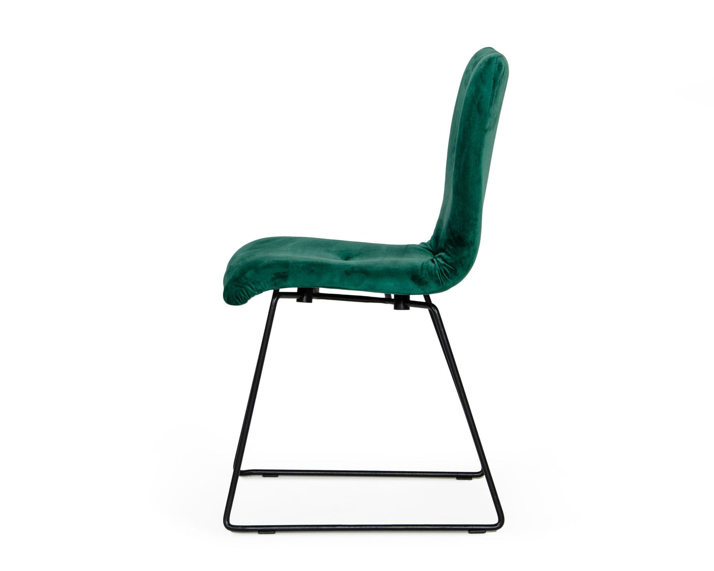 Modrest Yannis Modern Green Fabric Dining Chair