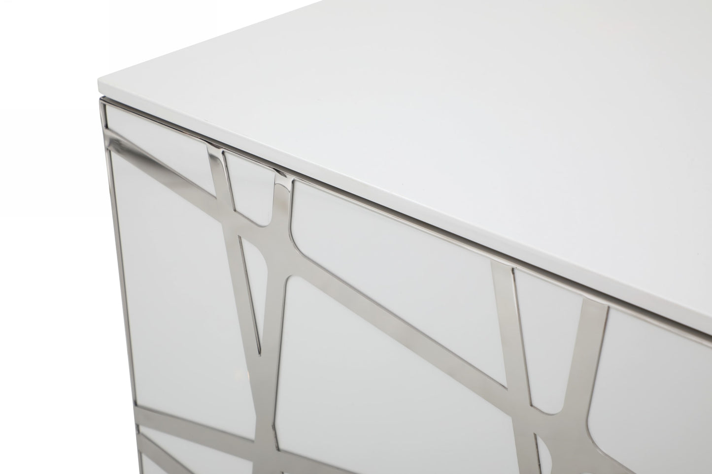 Modrest Kilson Modern White TV Stand