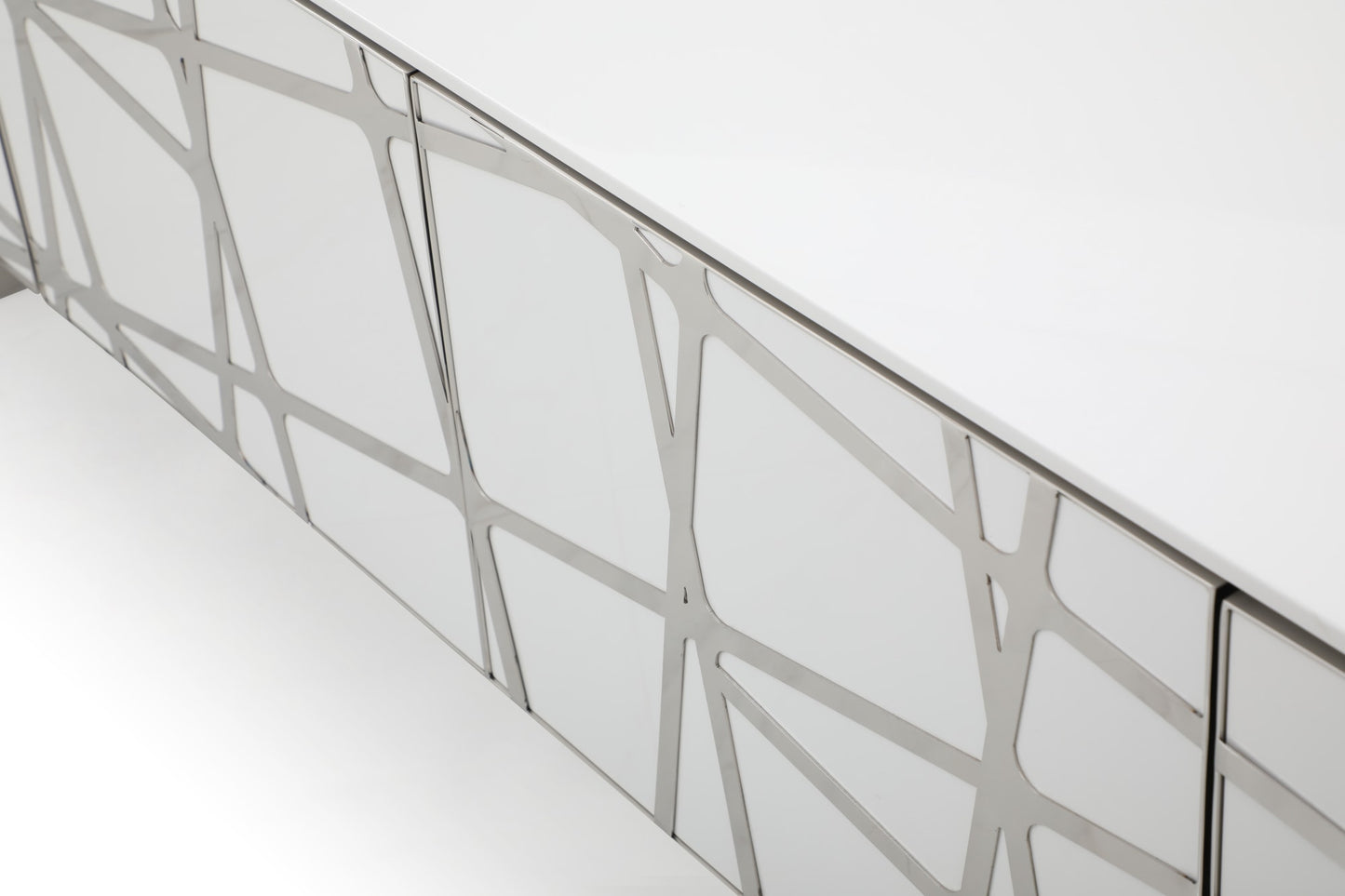 Modrest Kilson Modern White TV Stand