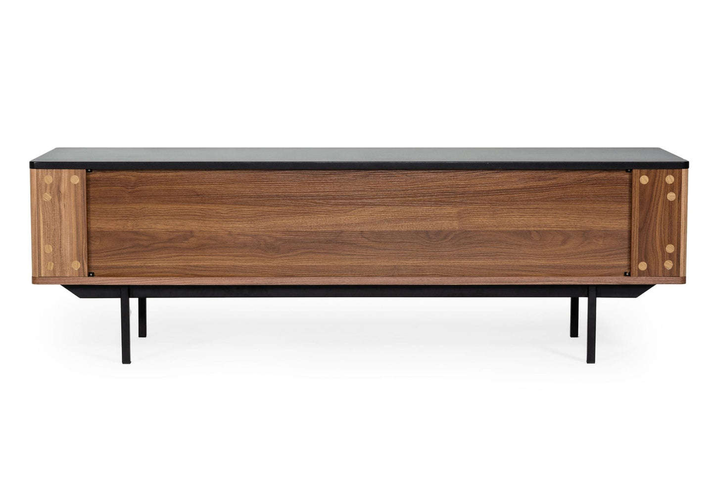 Modrest Maggie Modern Walnut and Grey TV Stand