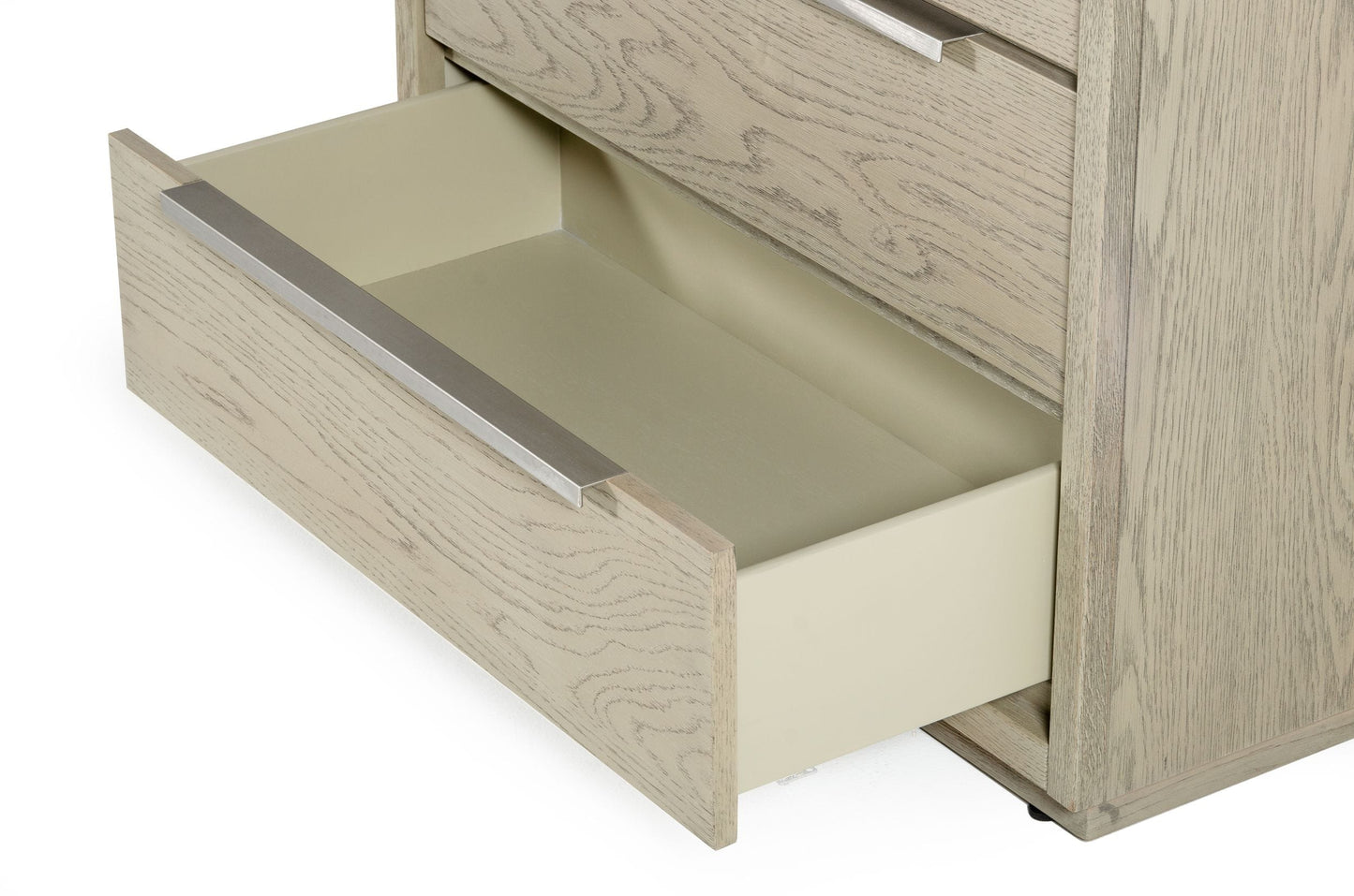 Modrest Samson Contemporary Grey and Silver Chest