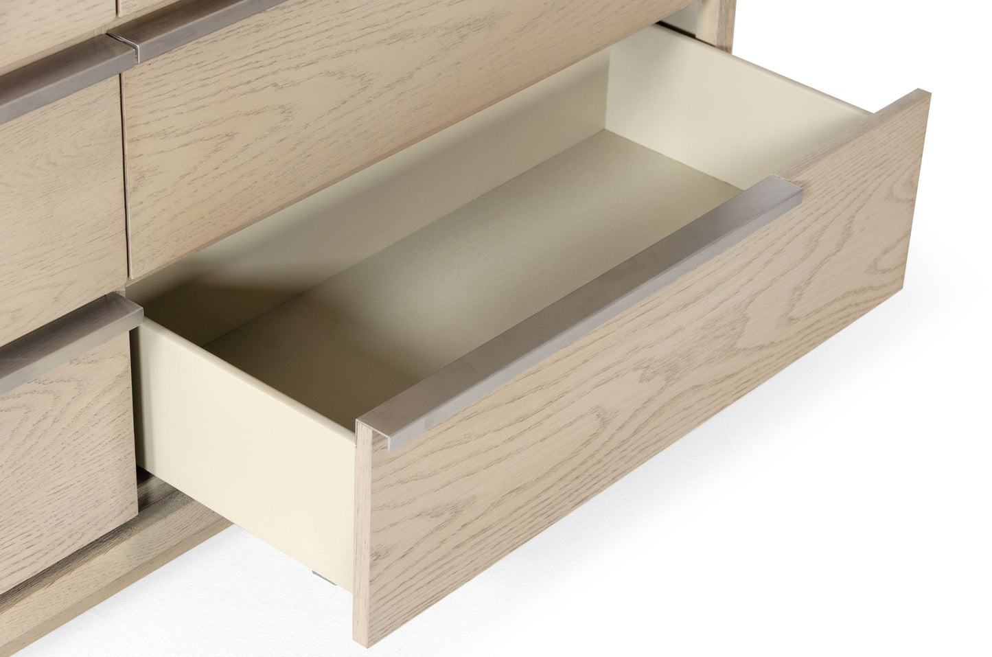 Modrest Samson Contemporary Grey and Silver Dresser