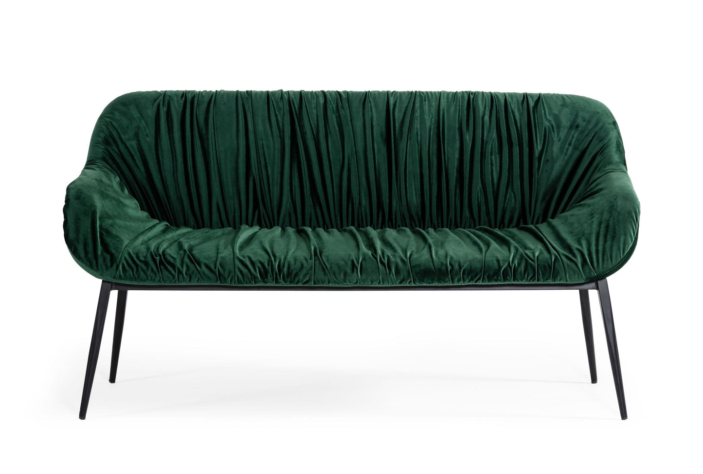 Modrest Katrina Modern Green Fabric Bench