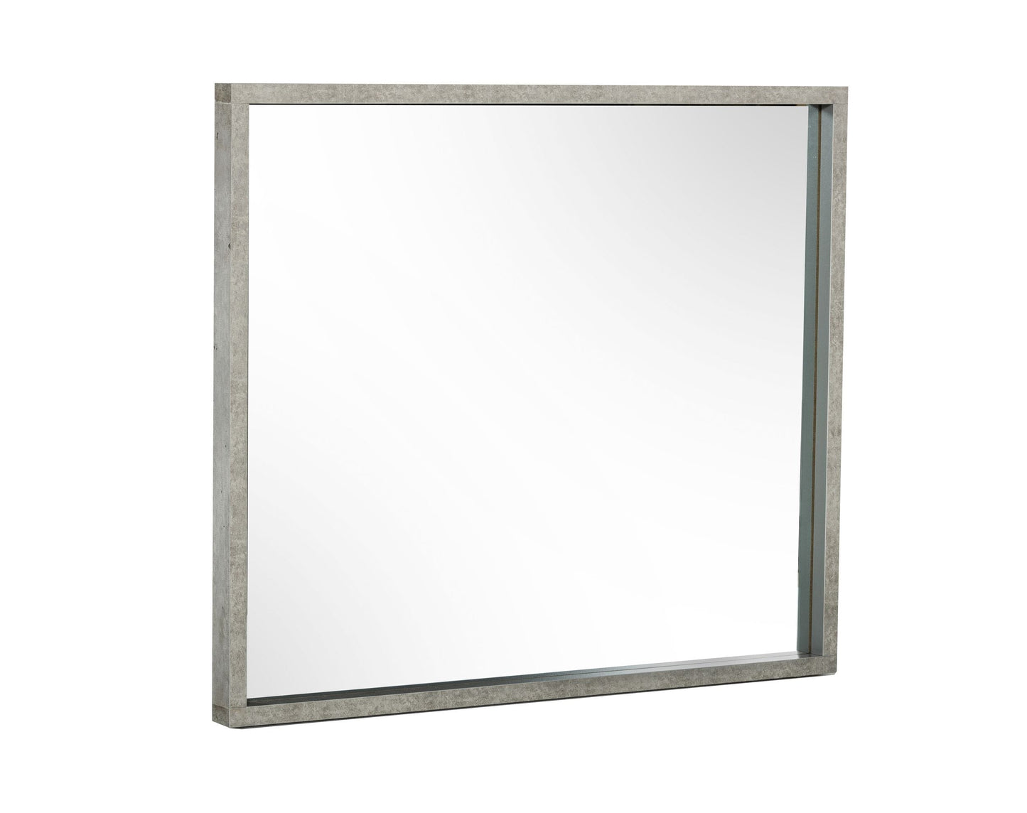 Nova Domus Boston Modern Faux Concrete Mirror