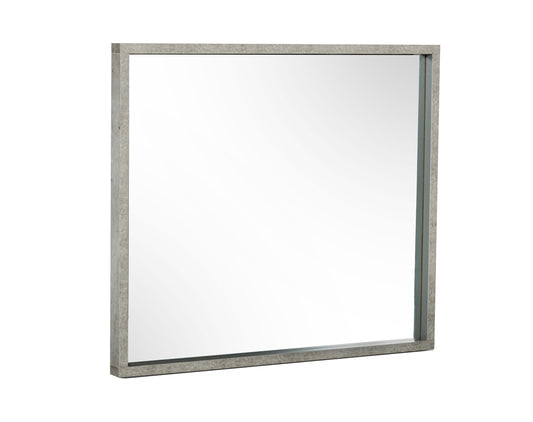 Nova Domus Boston Modern Faux Concrete Mirror