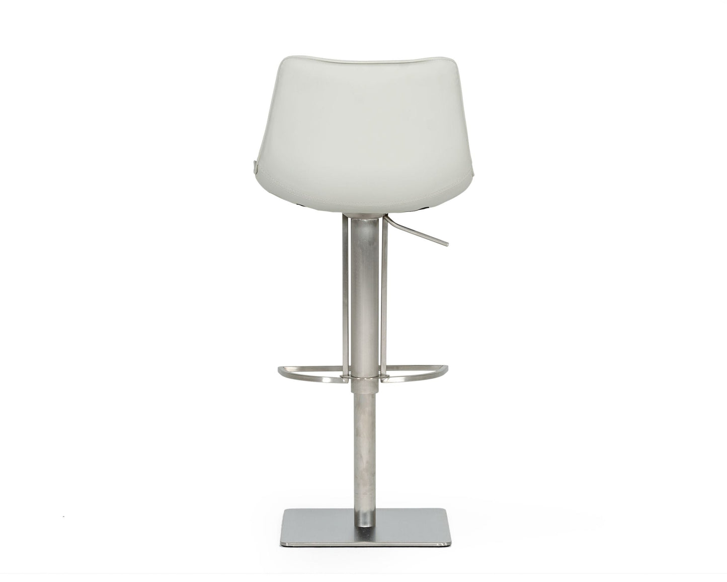 Modrest Manning Modern Light Grey Bar Stool