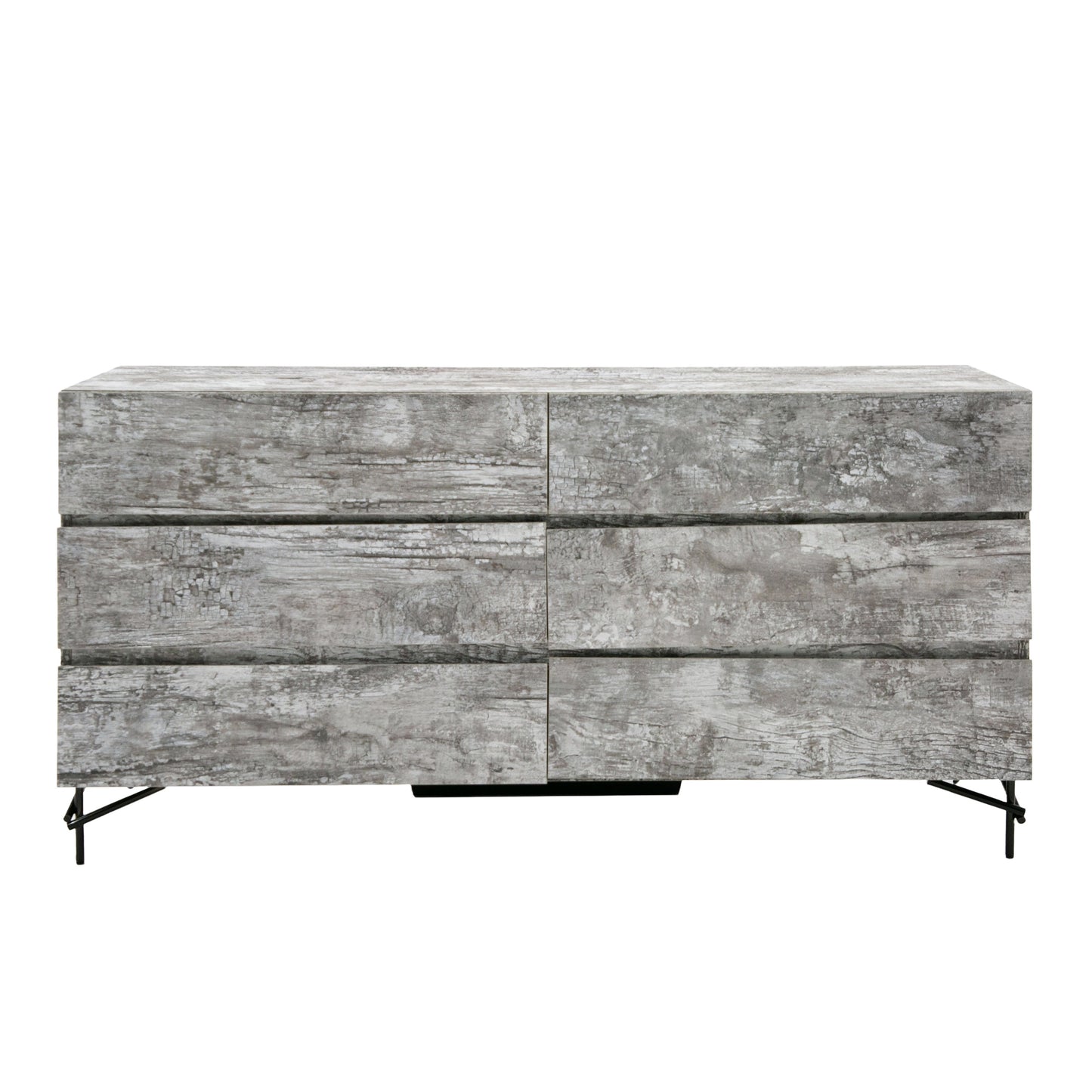 Nova Domus Aria Italian Modern Multi Grey with texture Dresser