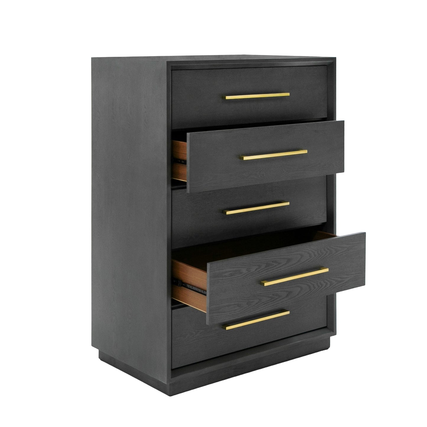 Modrest Manhattan- Contemporary Grey and Gold Chest