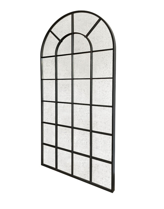 Modrest Grady Industrial Antique Black Floor Mirror