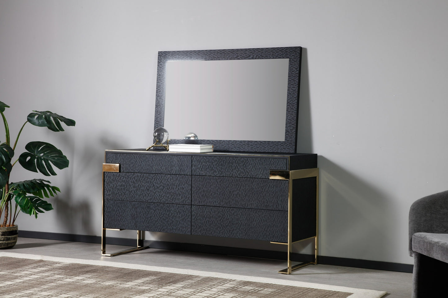 Modrest Rothsay Modern Wenge Mirror