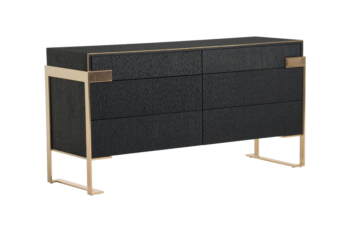 Modrest Rothsay Modern Wenge Gold Dresser