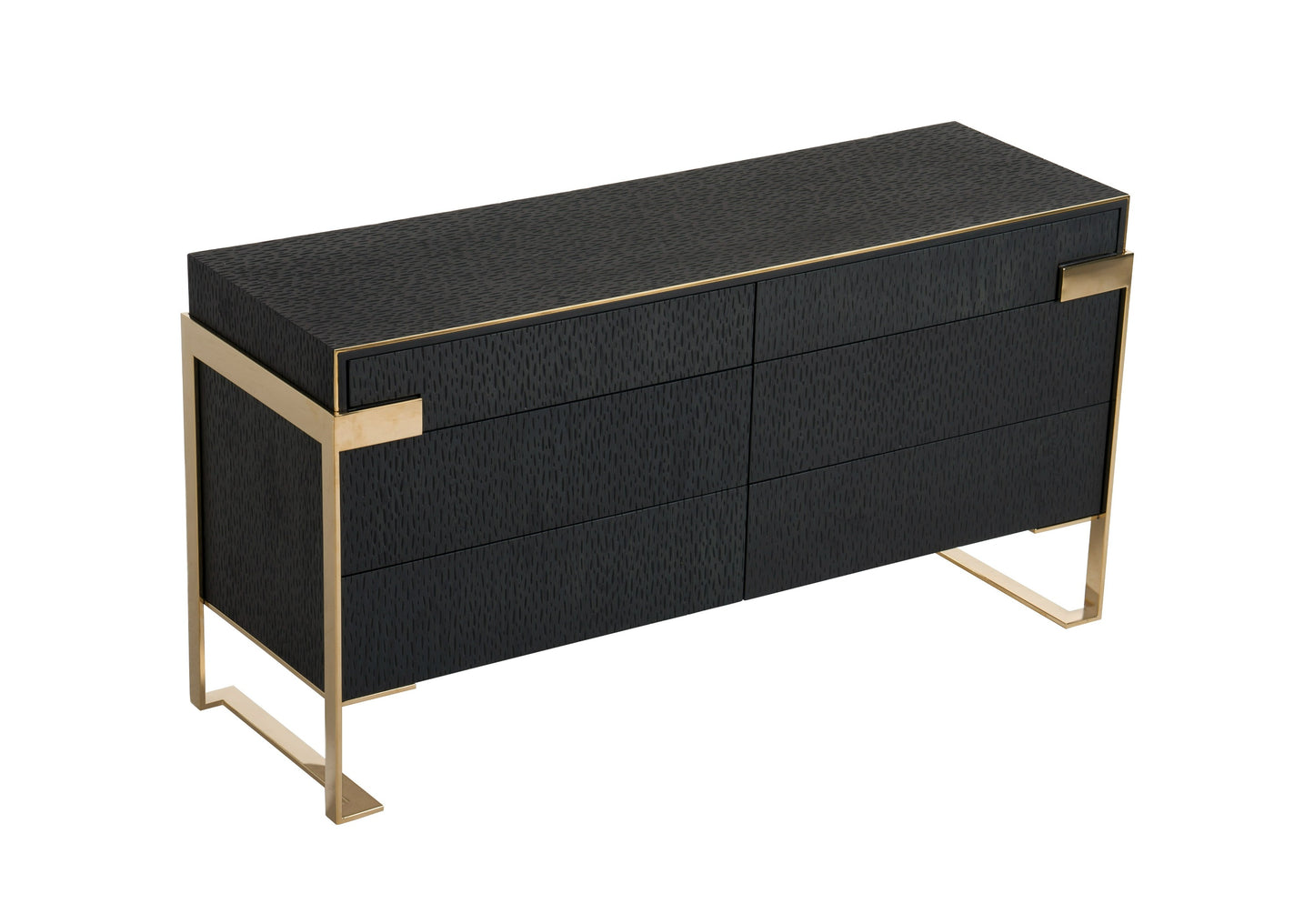 Modrest Rothsay Modern Wenge Gold Dresser