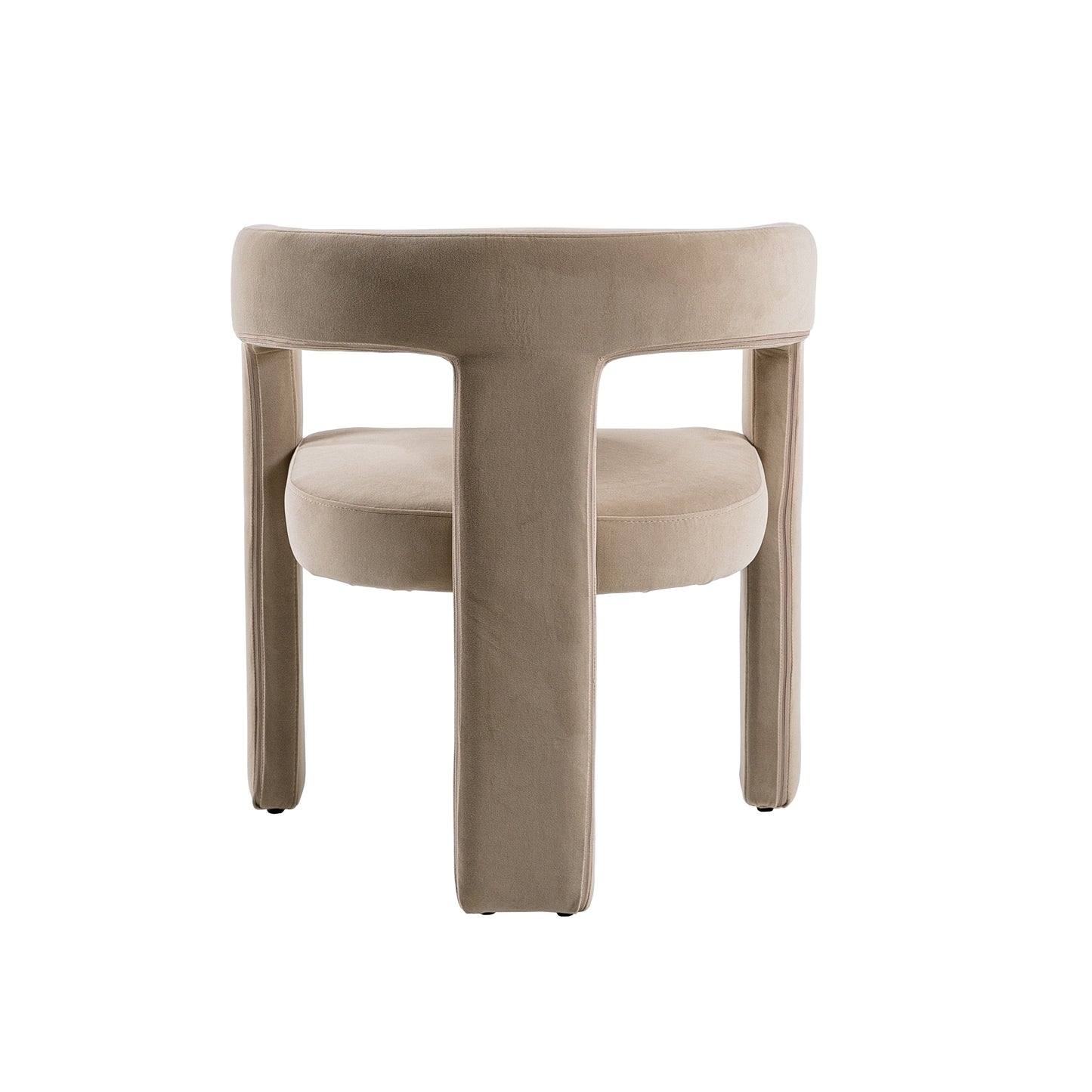 Modrest Cherish Modern Beige Fabric Dining Chair