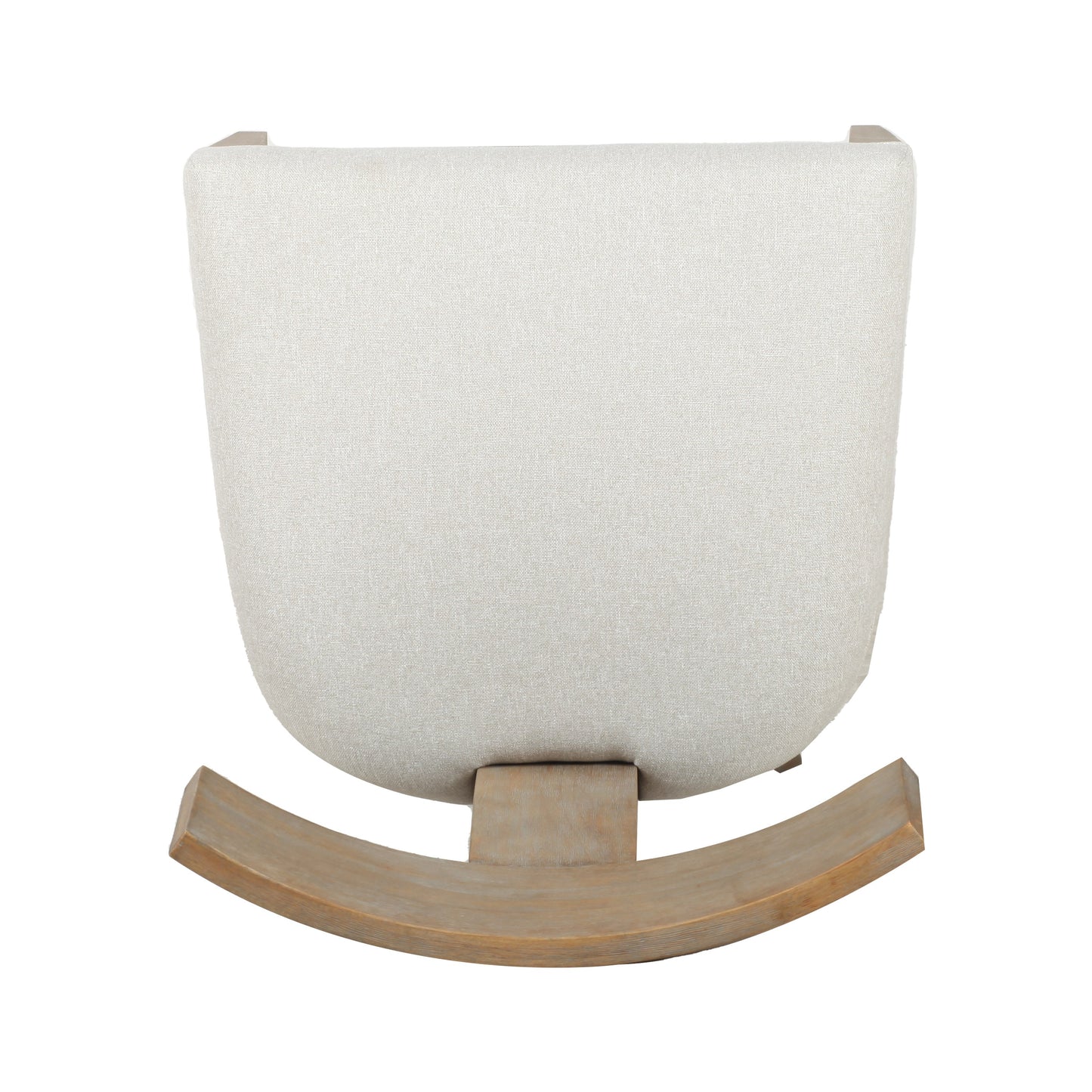 Modrest Fabien Mid-Century Modern Beige Linen Wood Dining Chair